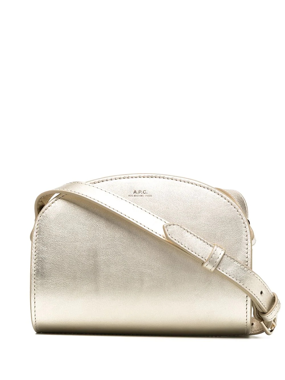 Demi-Lune metallic crossbody bag - 1