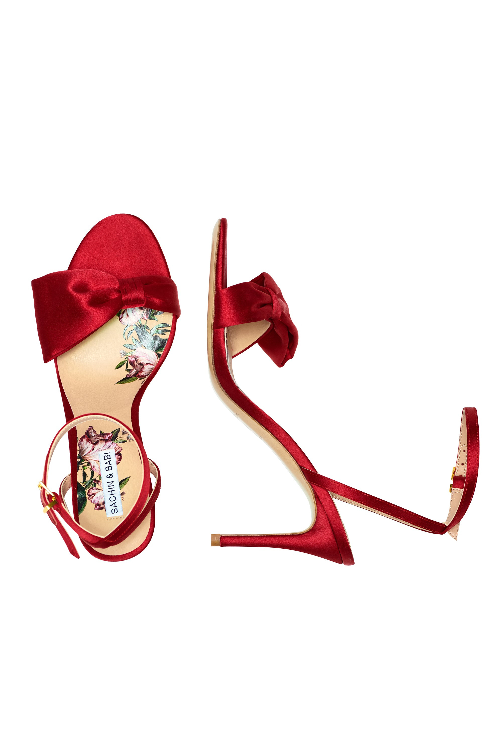 Chelsea Obi-Bow Open Toe - Holly Red - 2