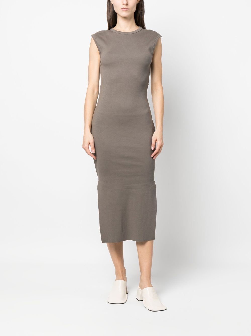 jersey midi dress - 4