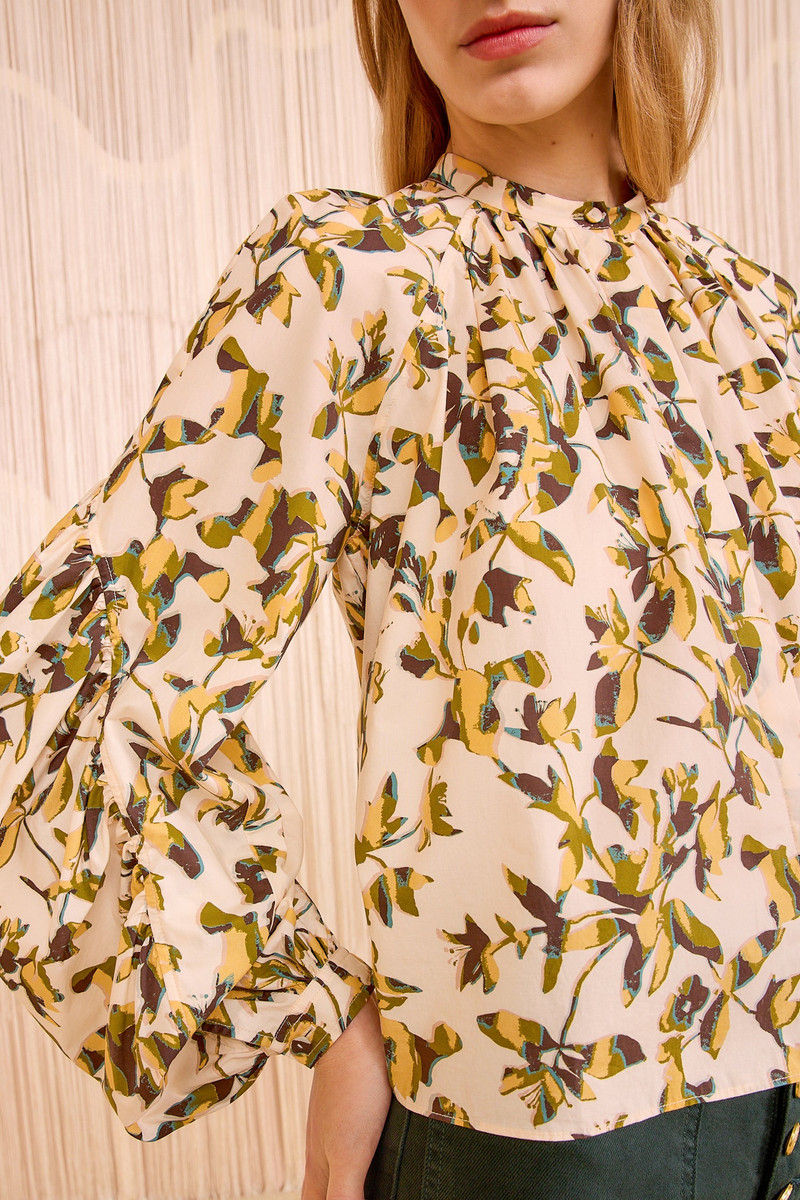 ULLA JOHNSON Rowena Long Sleeve Blouse outlook