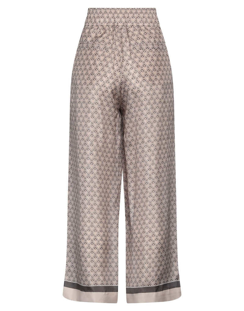 Brunello Cucinelli Starburst flower silk pongee pyjama-style trousers outlook