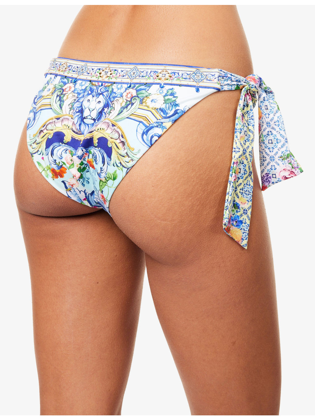 Wall To Wall Wonders Eyelet Tie Bikini Set - 6