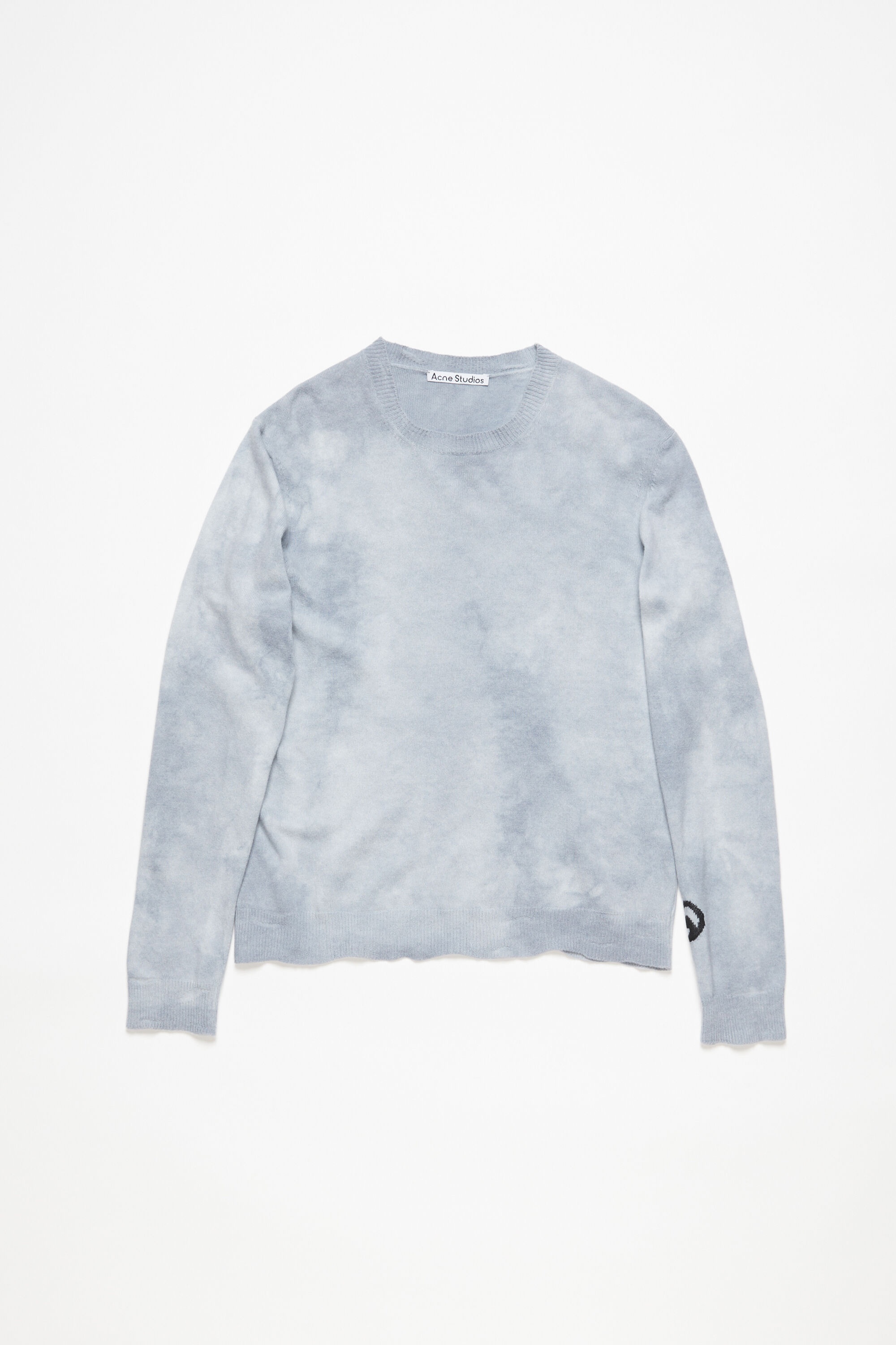 Crew neck jumper - Dusty blue - 1