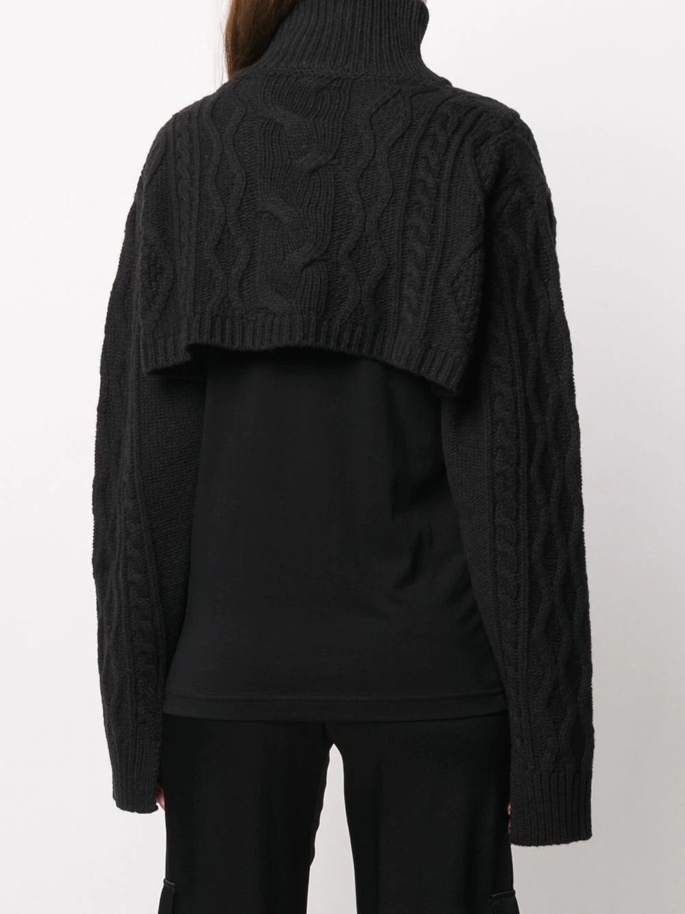 cropped bolero jumper - 4