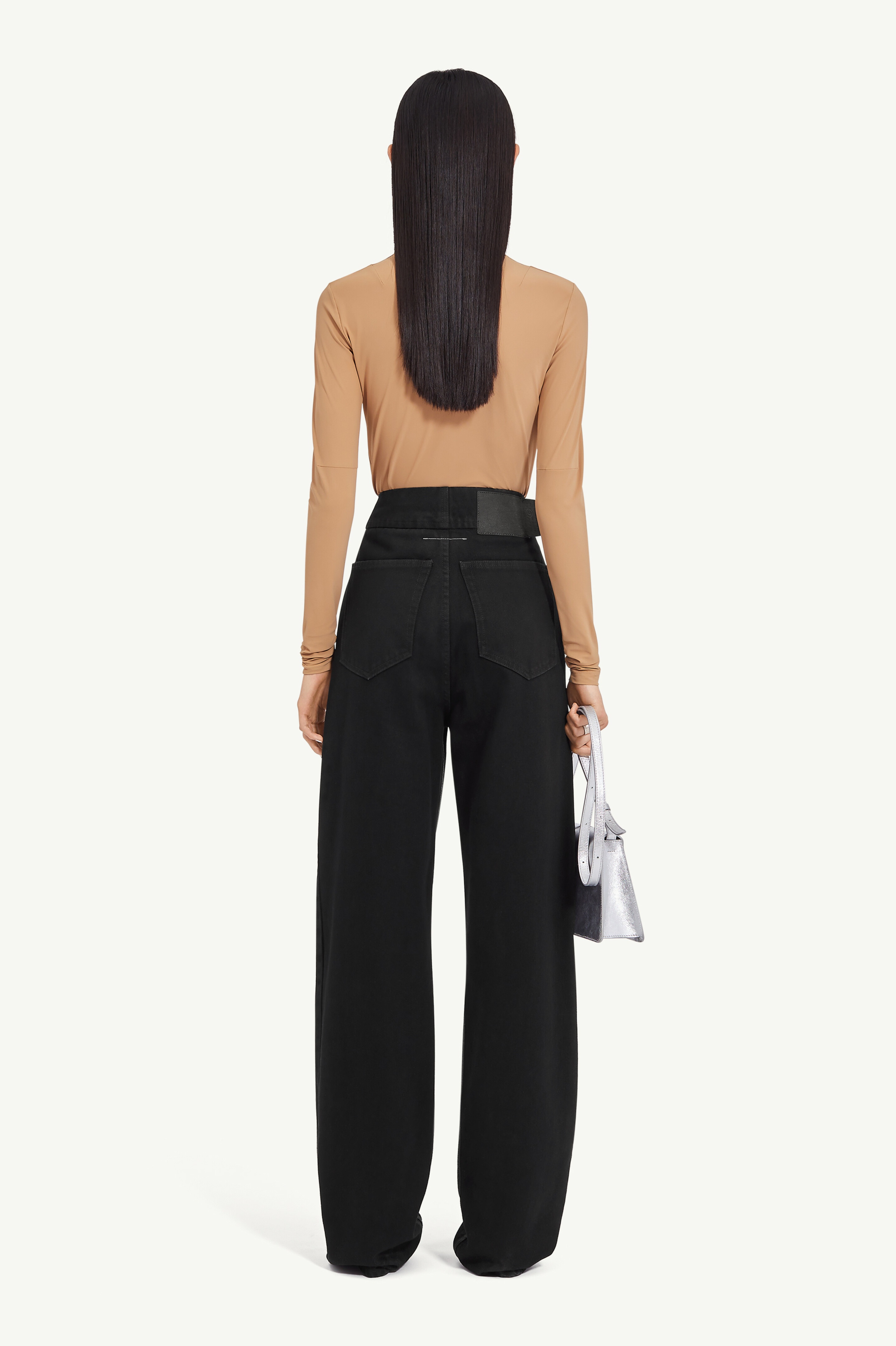 Coated tapered jeans - 4