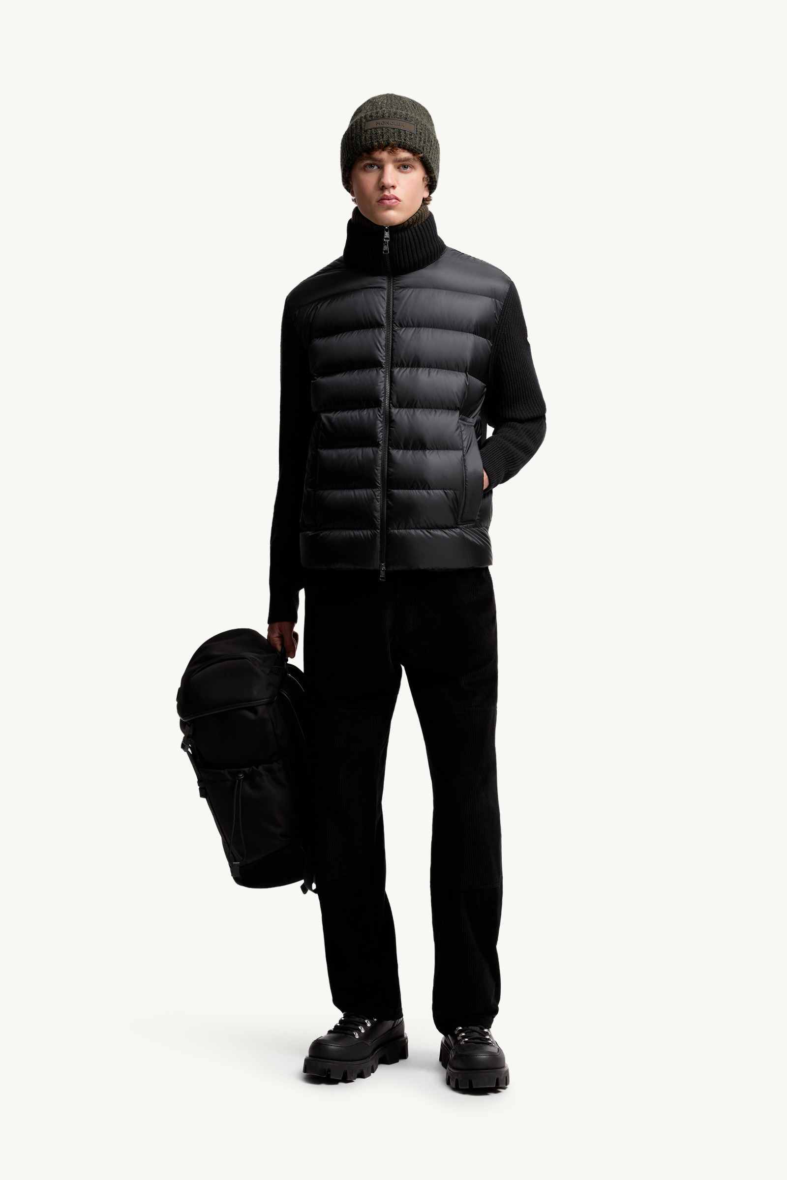 Padded Wool & Cashmere Zip-Up Cardigan - 2