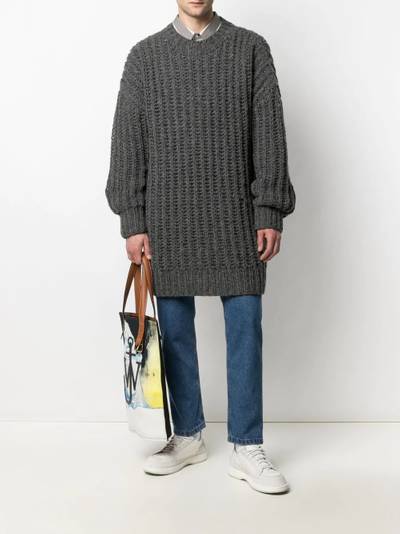 AMI Paris chunky-knit jumper outlook