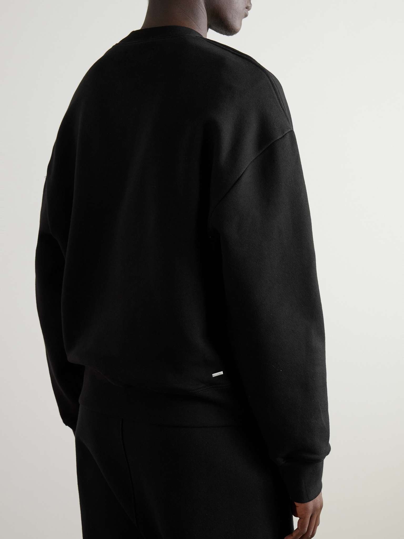 Oversized Logo-Print Cotton-Jersey Sweatshirt - 3
