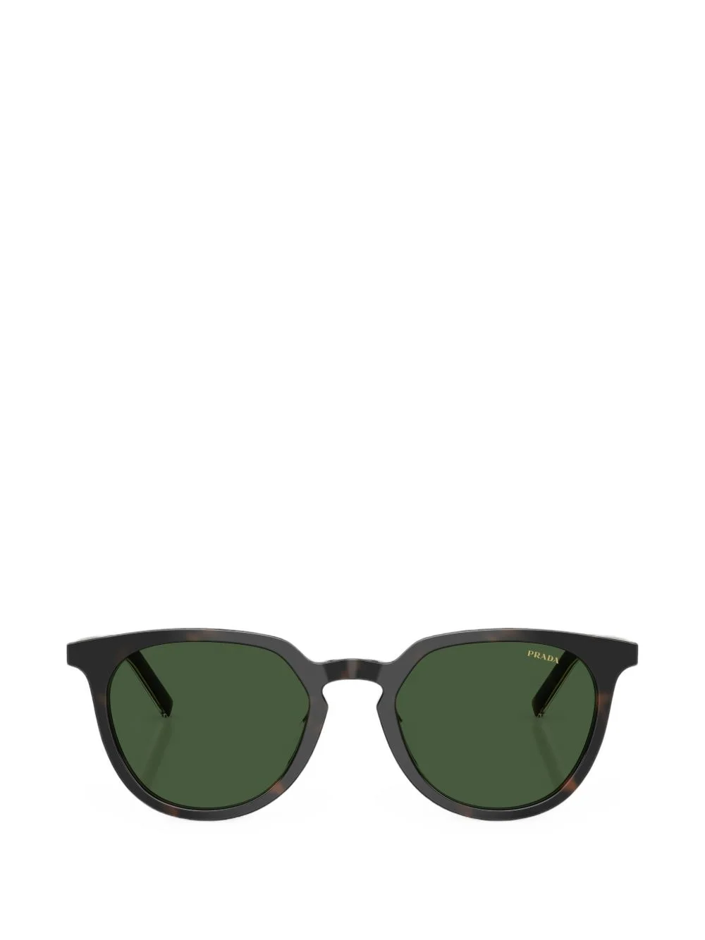 tortoiseshell-effect phantos-frame sunglasses - 1