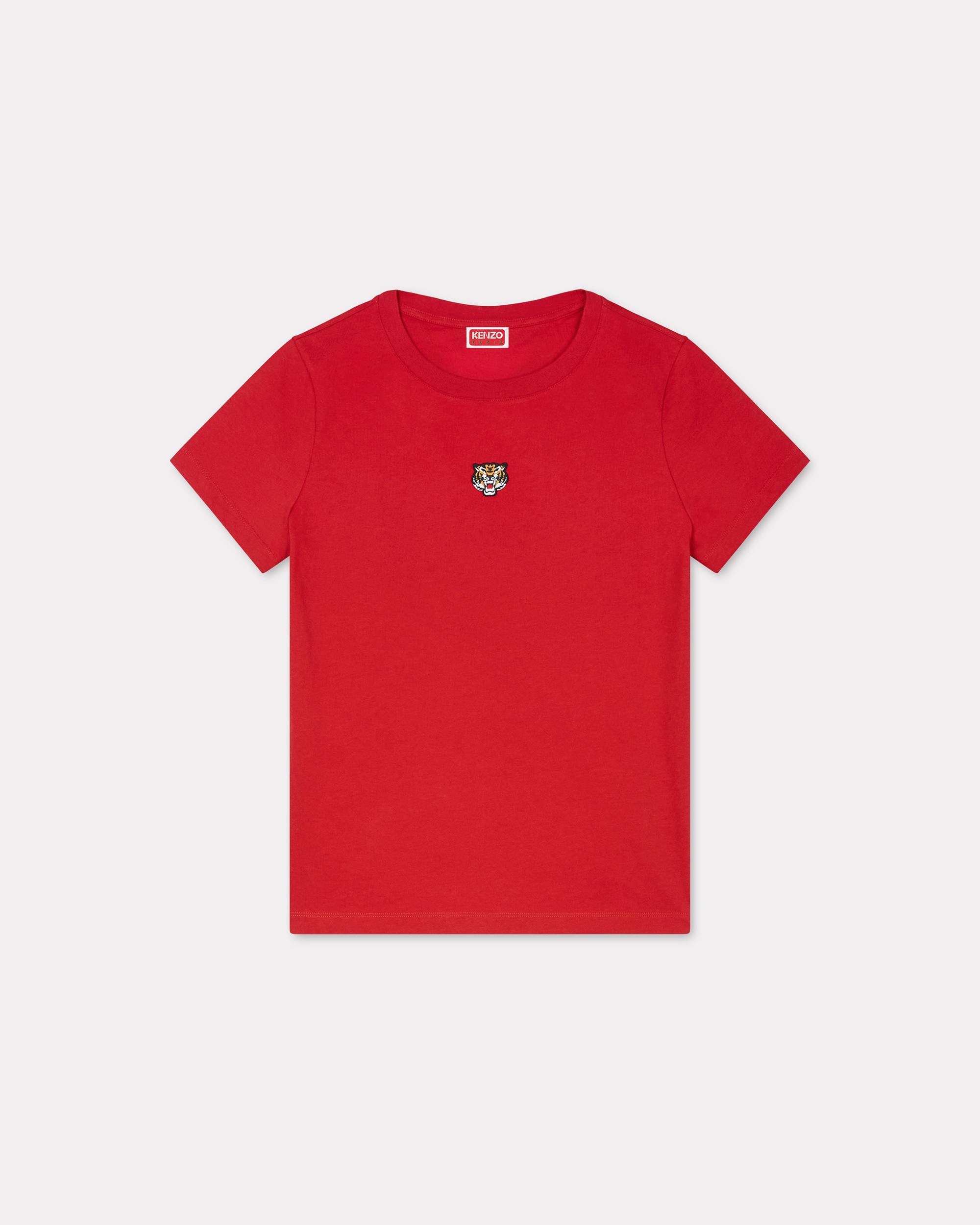'Lucky Tiger' embroidered classic T-shirt - 1