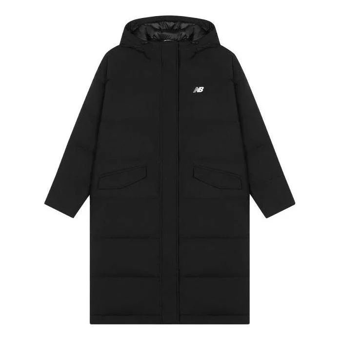 (WMNS) 새로운 균형 운동장 긴 Puffer 재킷 '블랙' AWJ33333-BK - 1