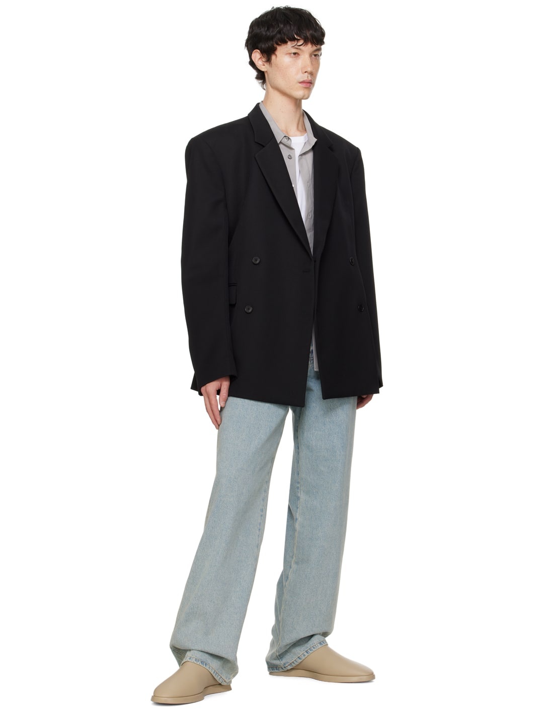 Gray Gigo Oversized Shirt - 4