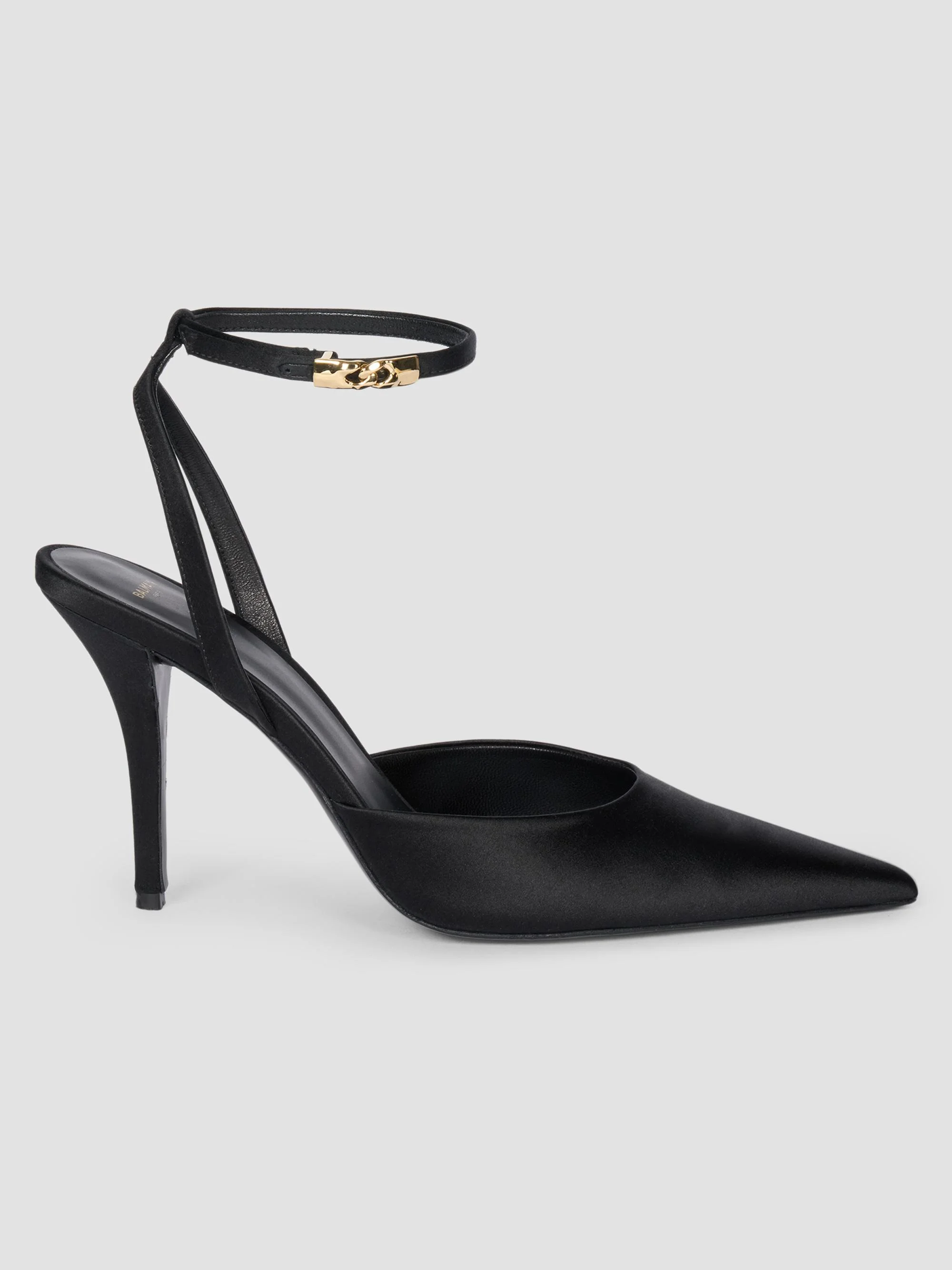 Women's 95MM Silk-Blend Satin Pumps - Noir - 1