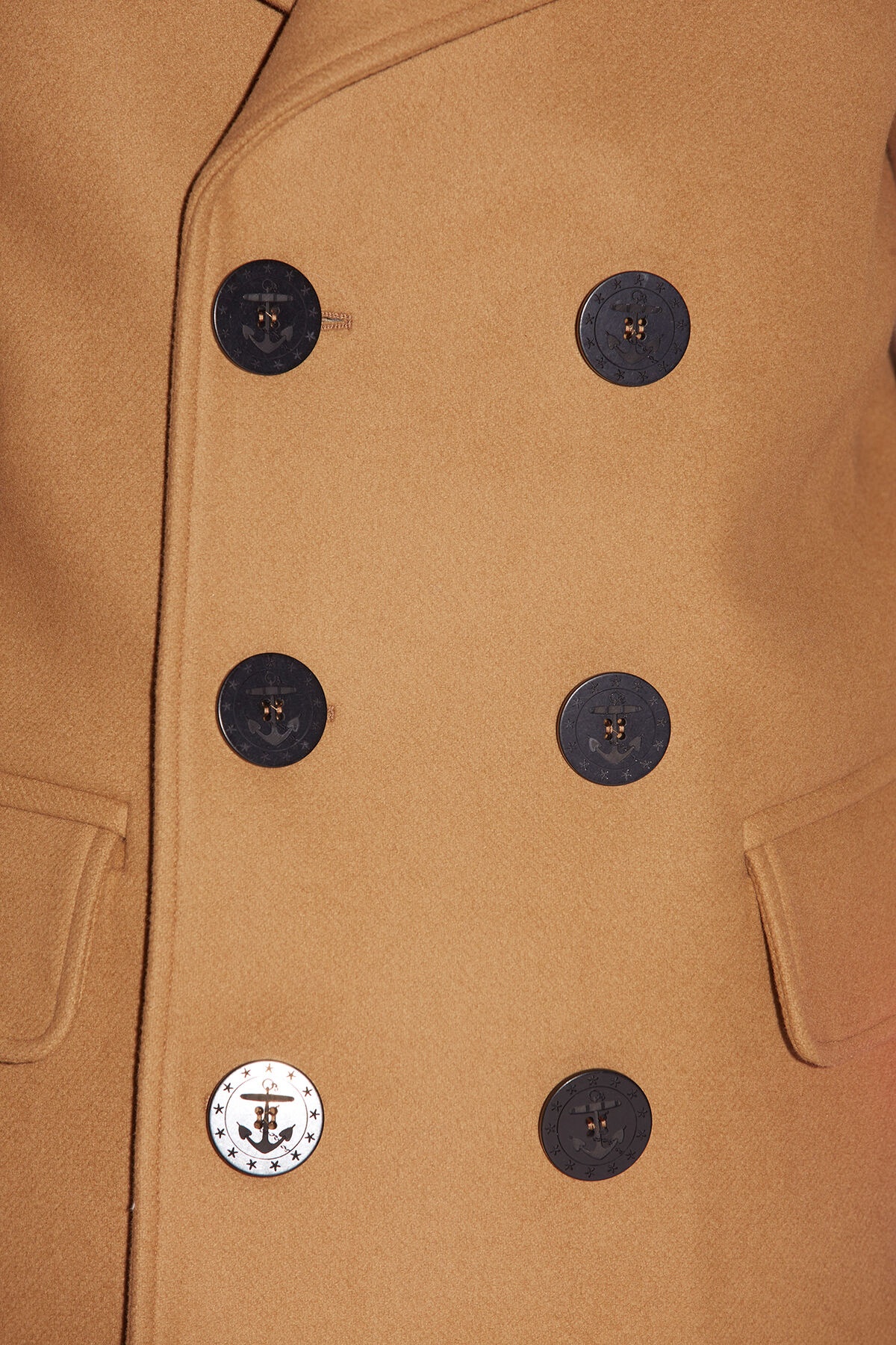 DOUBLE-BREASTED PEACOAT - 5