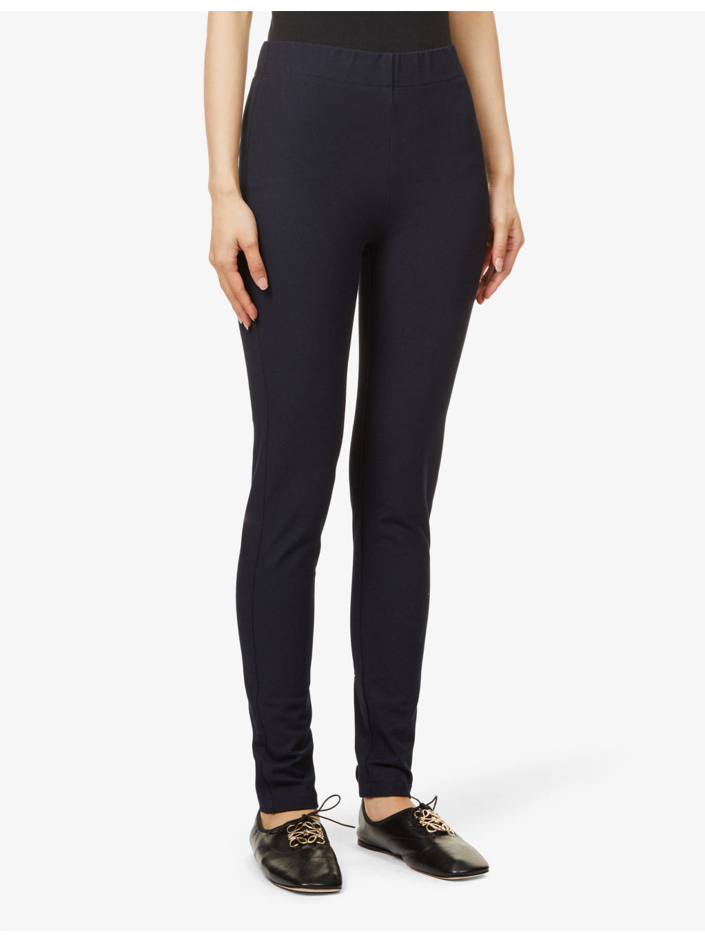 High-rise slim-fit stretch-woven leggings - 3