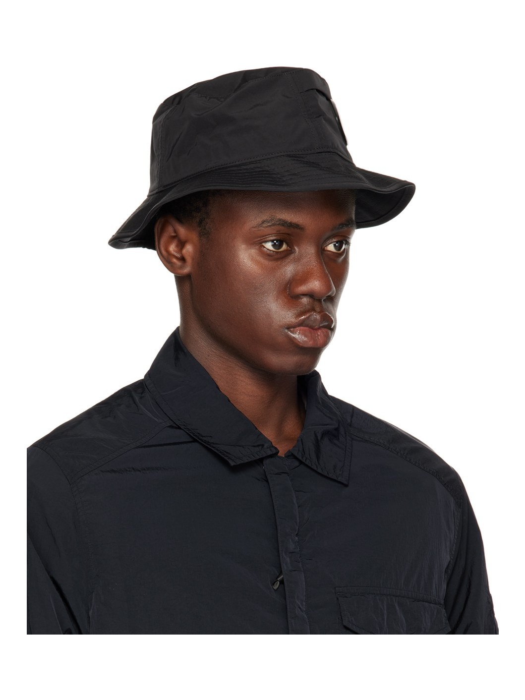 Black Chrome-R Bucket Hat - 2
