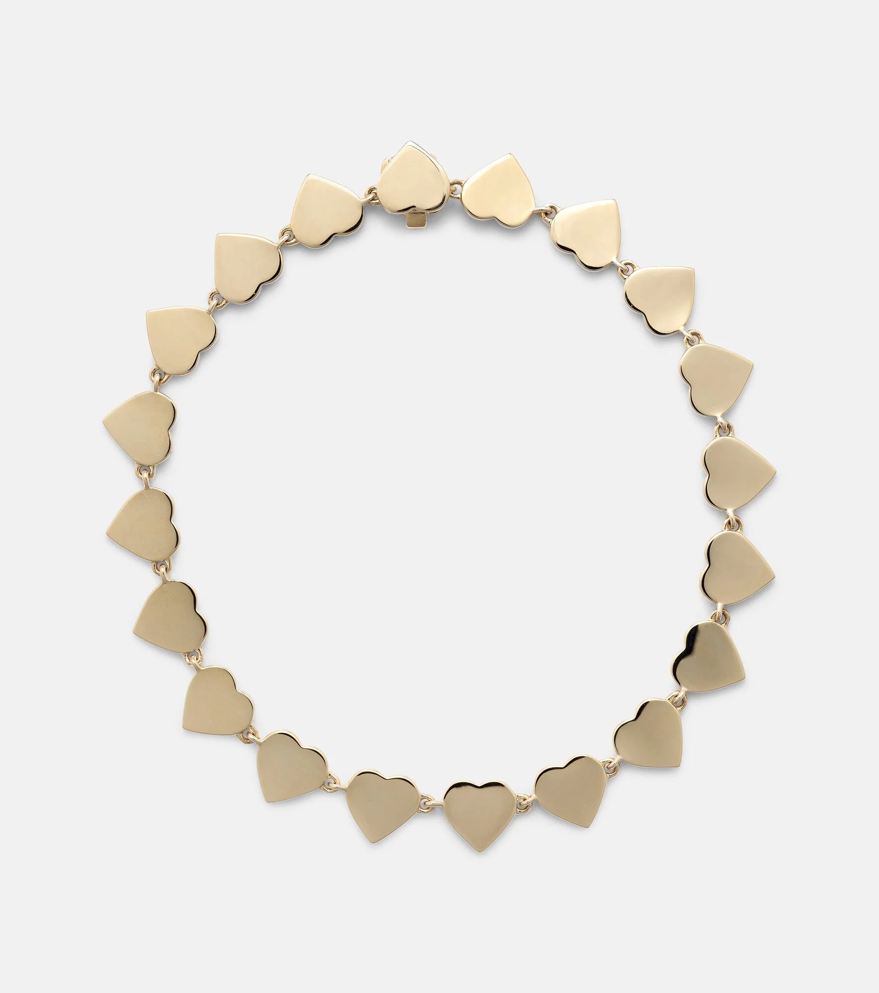 Pure Heart Eternity 14kt gold bracelet - 1