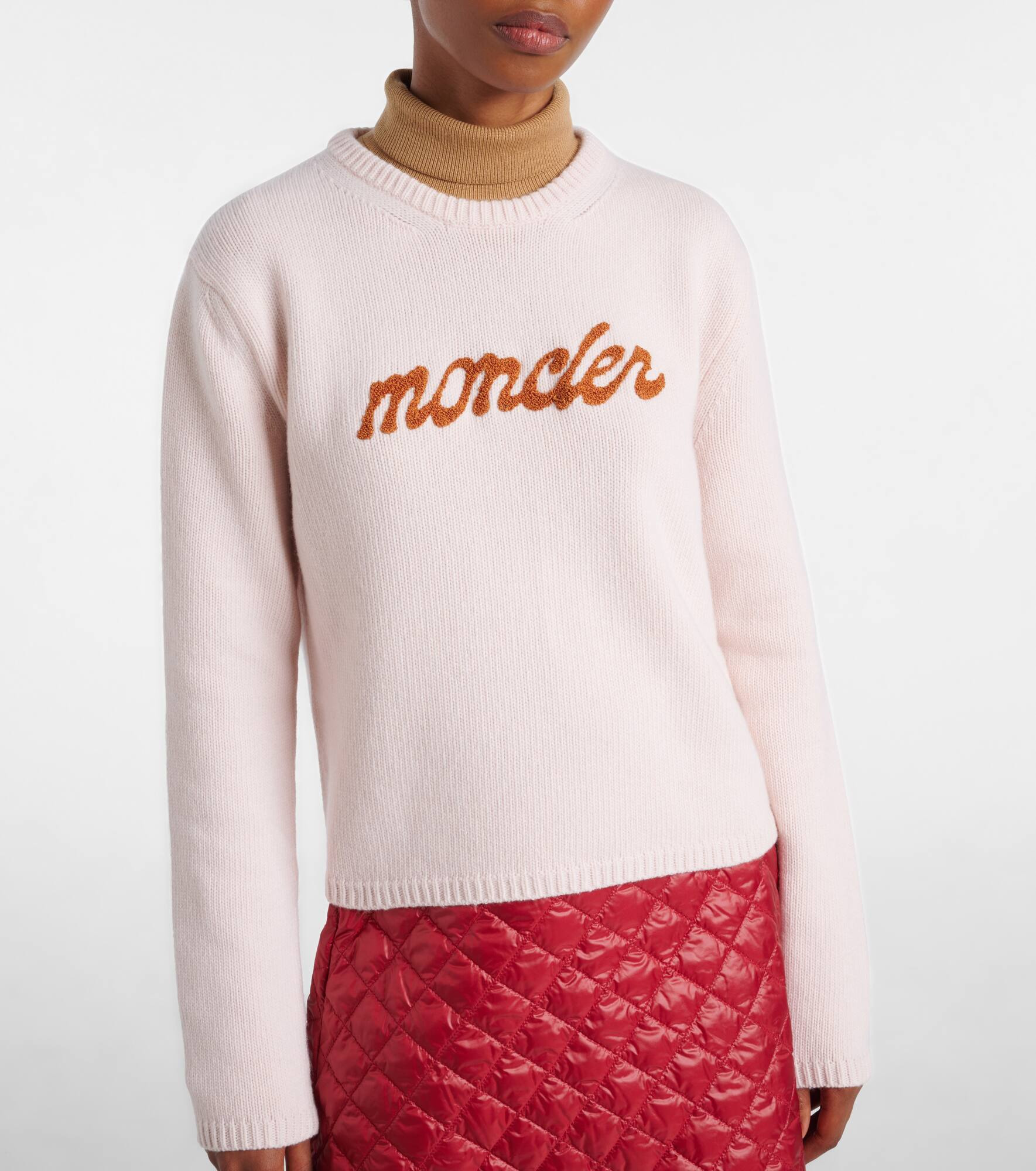 Logo wool and cashmere sweater - 5