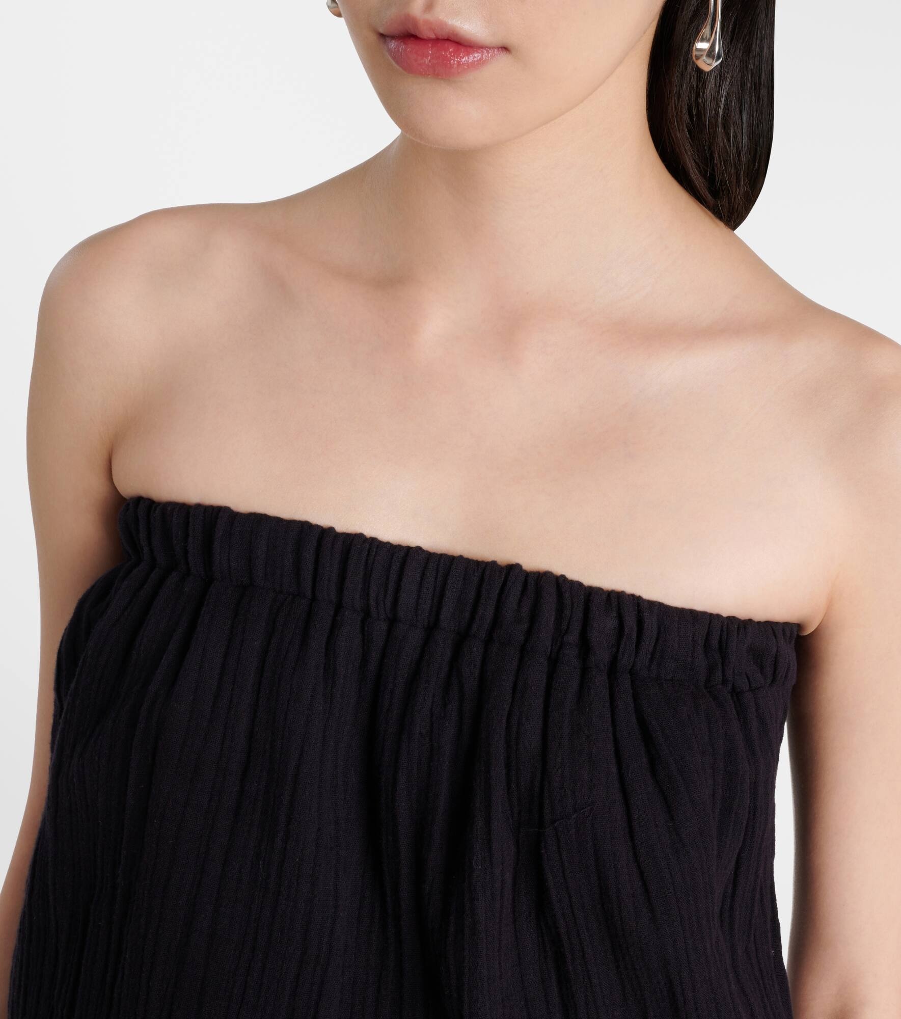 Naomi strapless cotton jumpsuit - 4