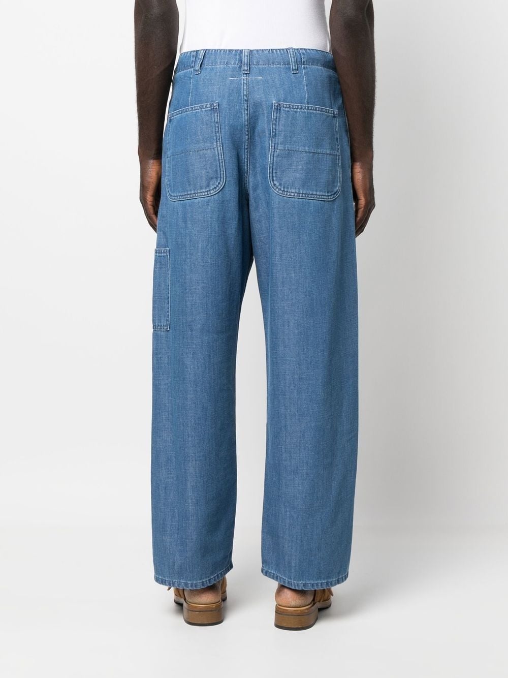 straight-leg cut trousers - 4