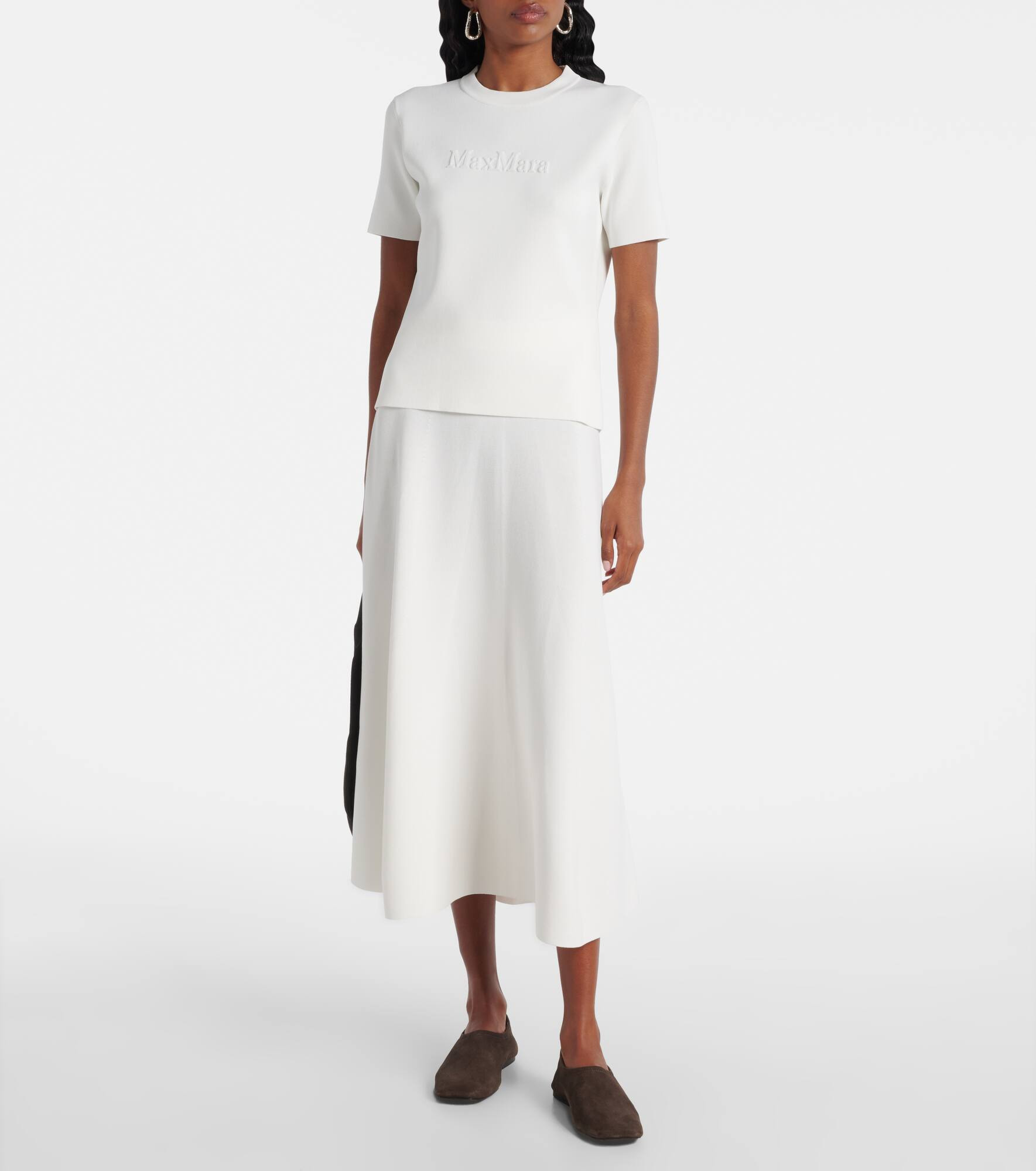 Adelio logo crêpe T-shirt - 2