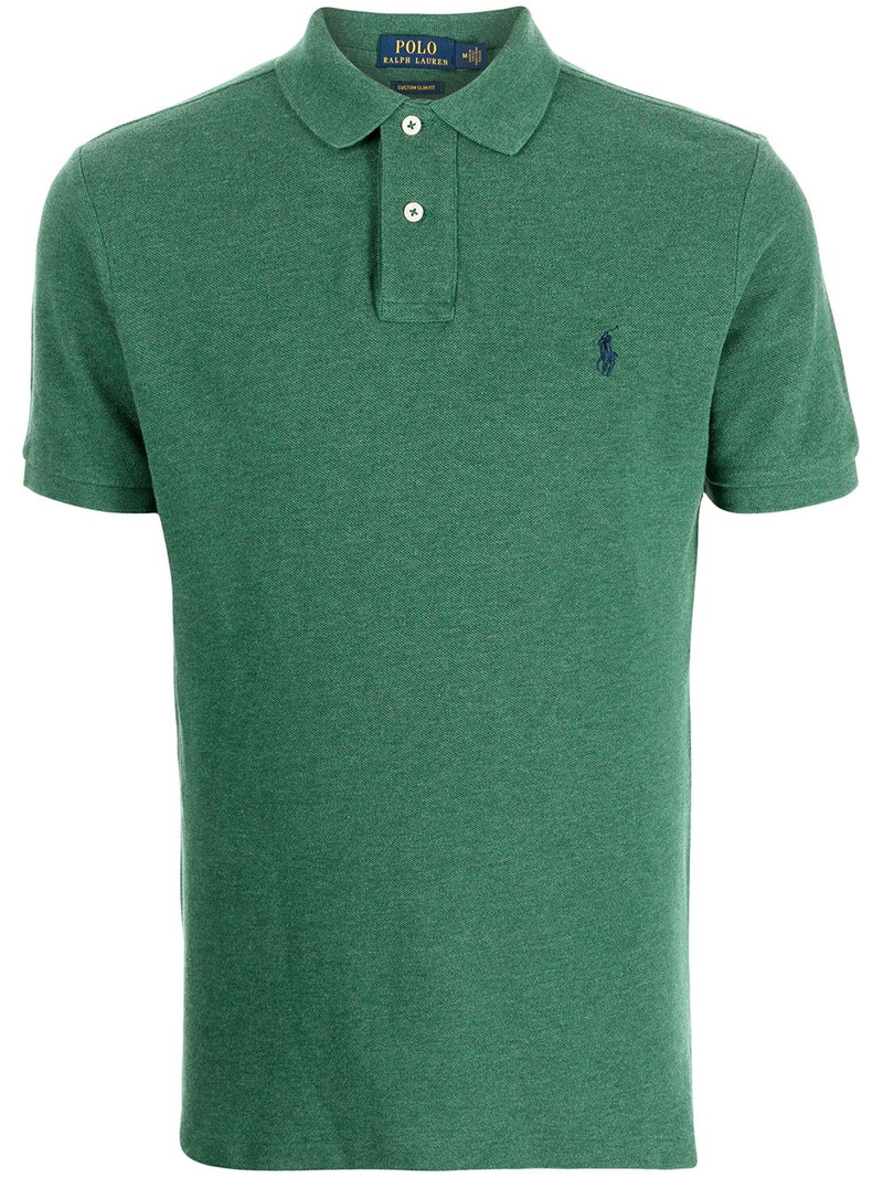 embroidered-motif polo shirt 1