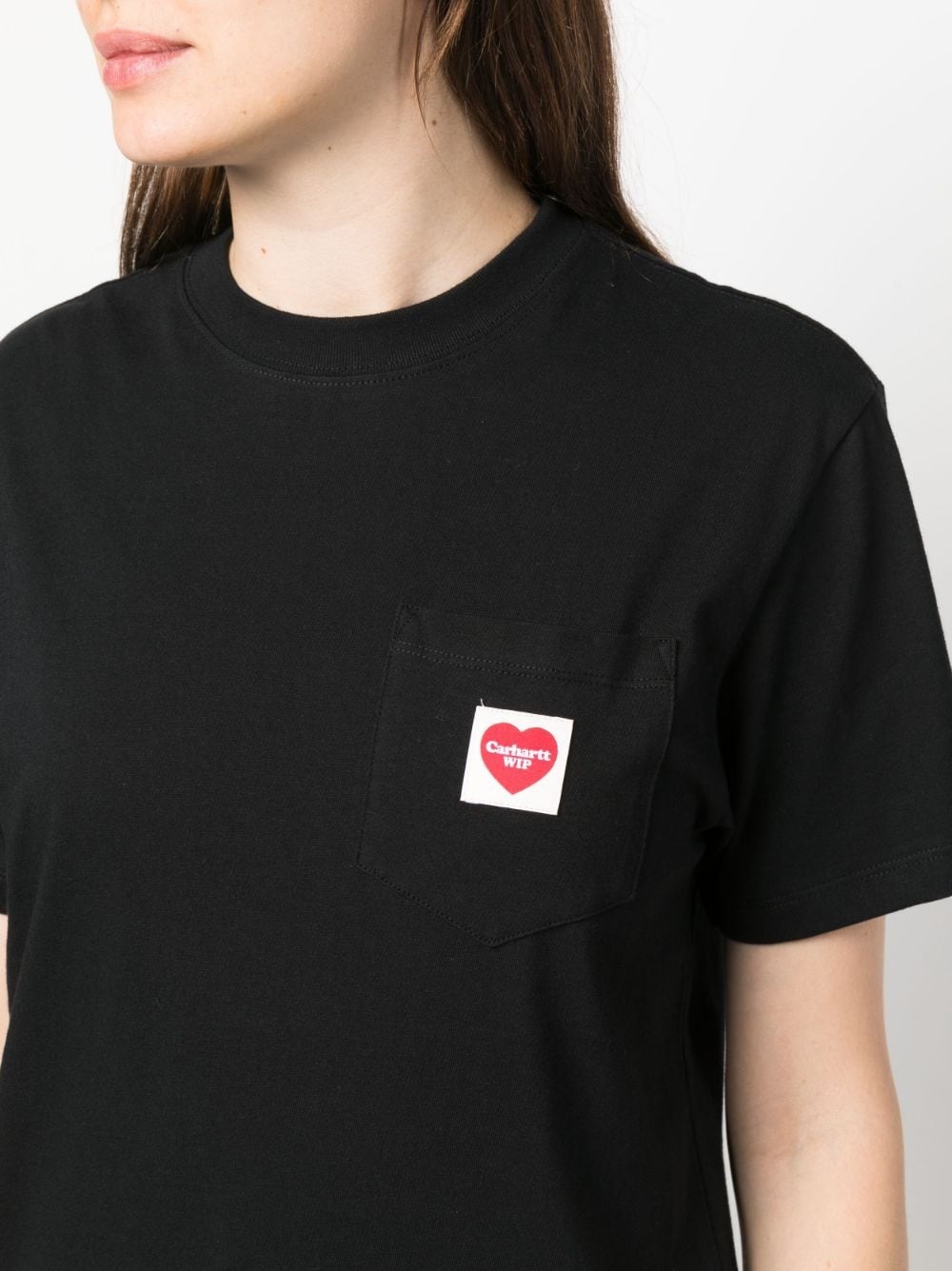 logo-patch organic cotton T-shirt - 5
