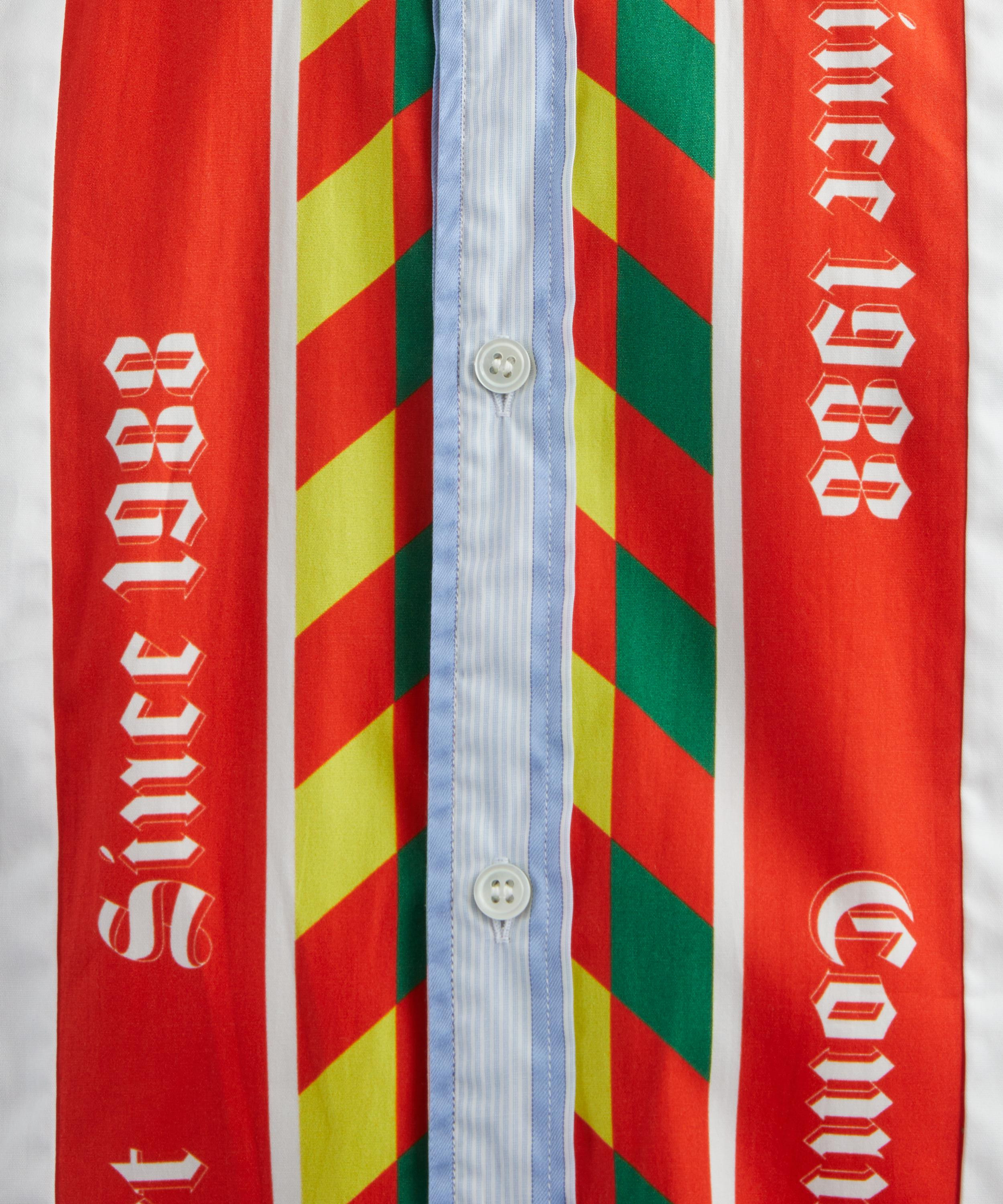 Striped Football Scarf Shirt - 5