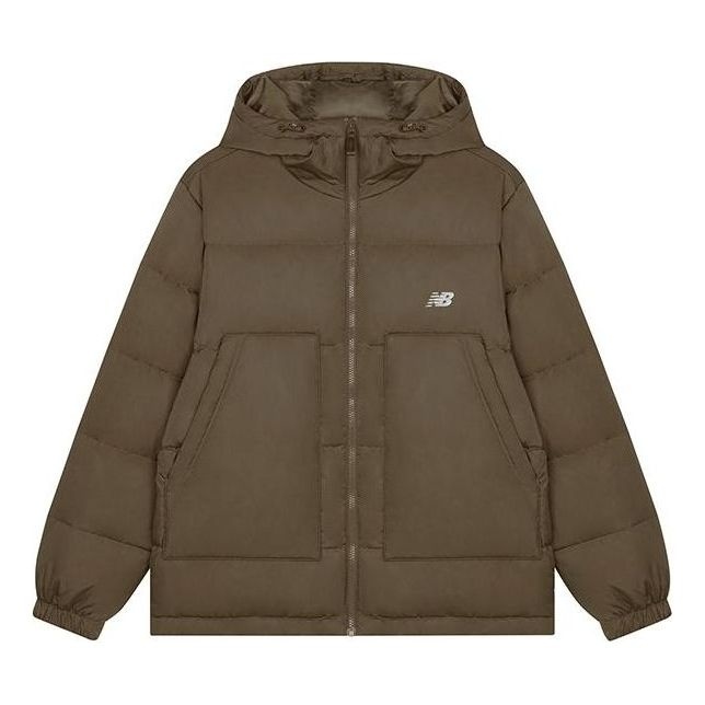 New Balance Casual Puffer Jacket 'Brown' AMJ33328-DHE - 1