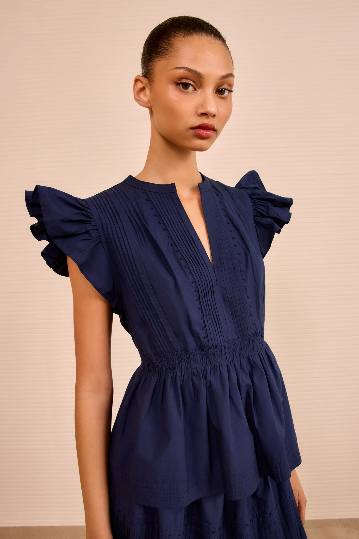 Luise Flutter Sleeve Top - 1