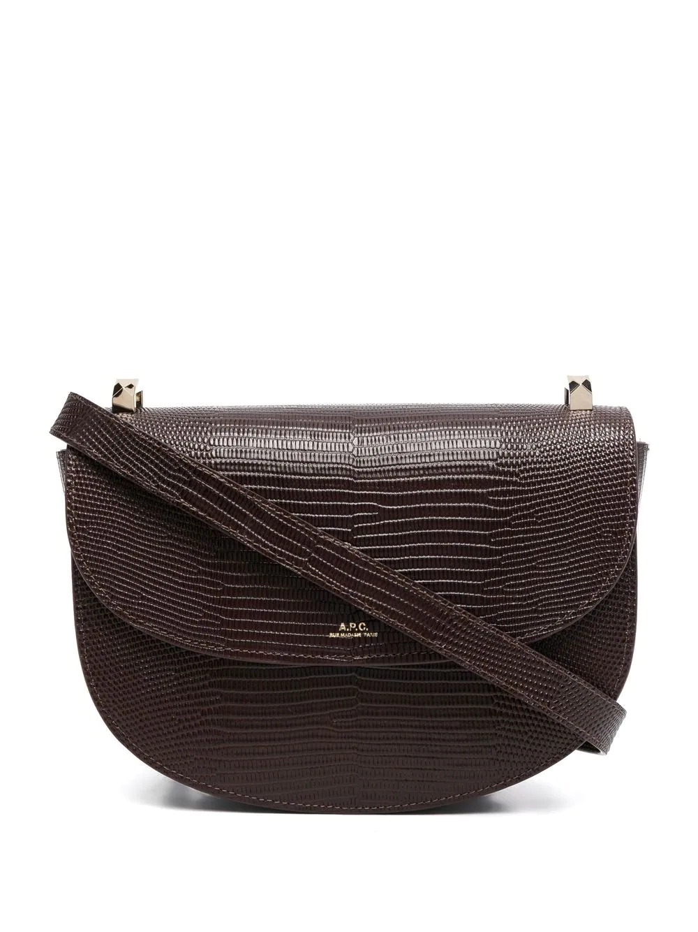 textured crossbody bag - 1