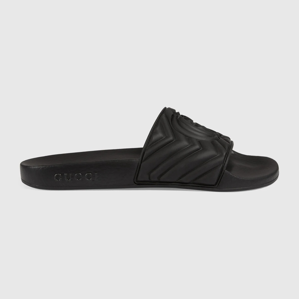 Women's matelassé rubber slide - 1