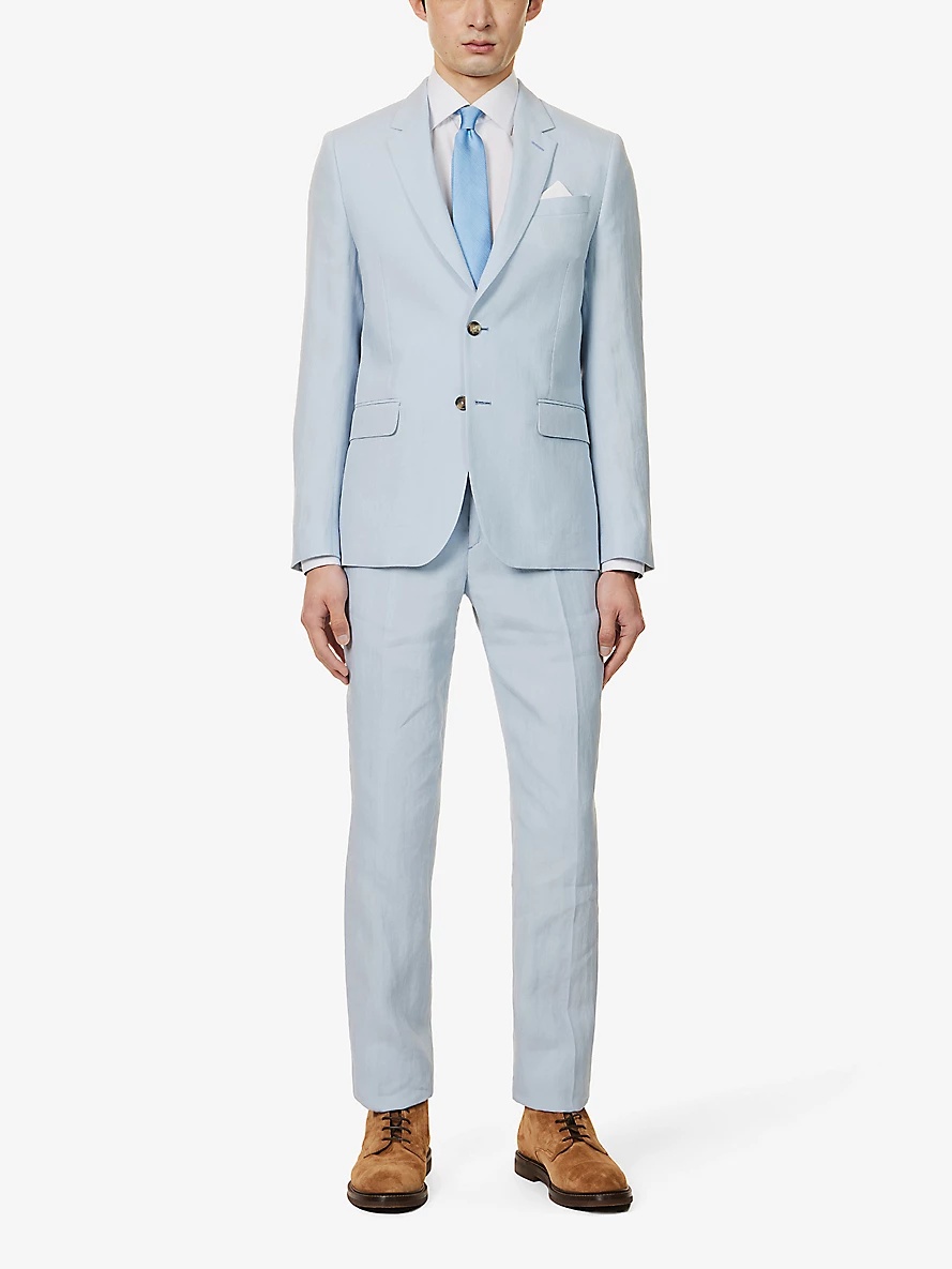 The Soho regular-fit linen suit - 2