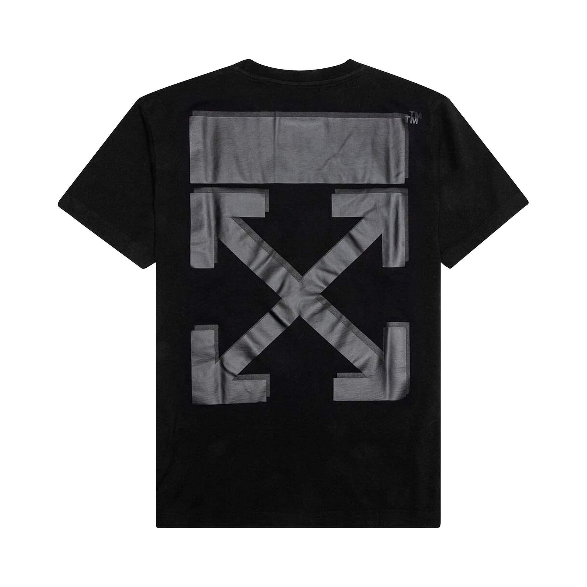 Off-White Rubber Arrow Slim Tee 'Black' - 2