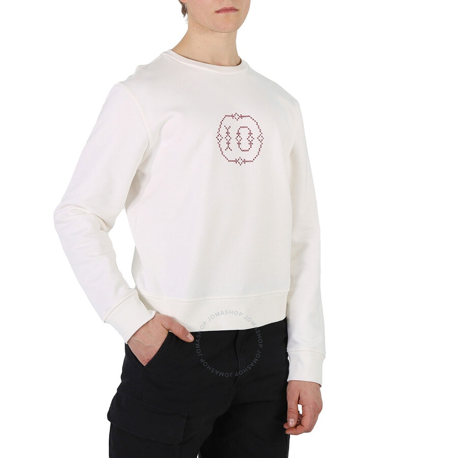 Maison Margiela Men's Embroidered Logo Sweatshirt, Brand Size 44 (US Size 34) - 5