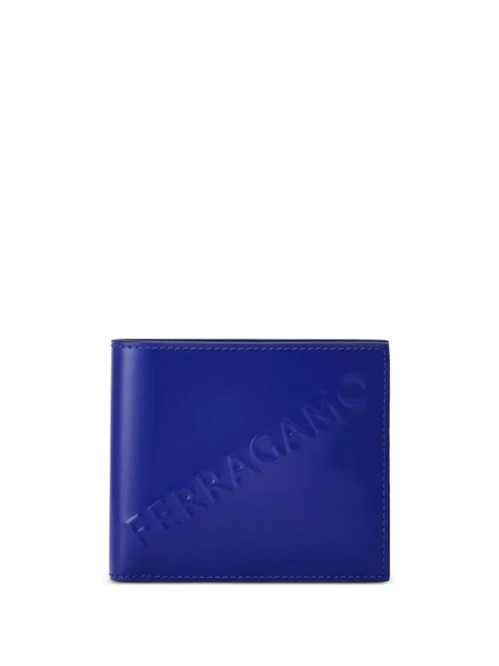 logo-embossed leather wallet - 1