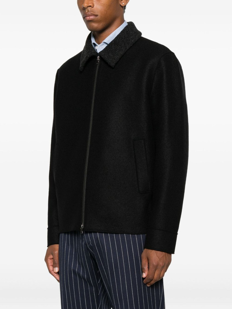 zip-front collar shirt jacket 3