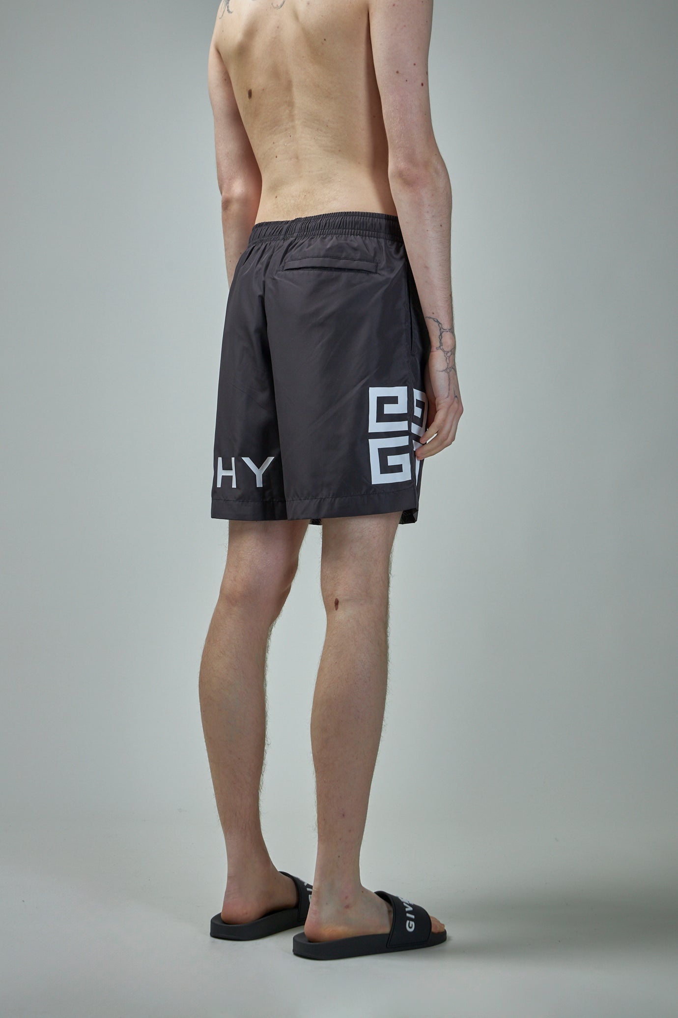 水着 Givenchy BMA00N1453 GIVENCHY 4G LONG IN NYLON Swim shorts Buy Givenchy 4G Long Swim Shorts 'Baby Blue' - BMA00N1453