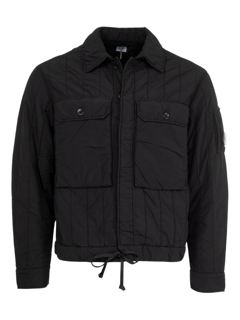 Lens-detail quilted jacket 1