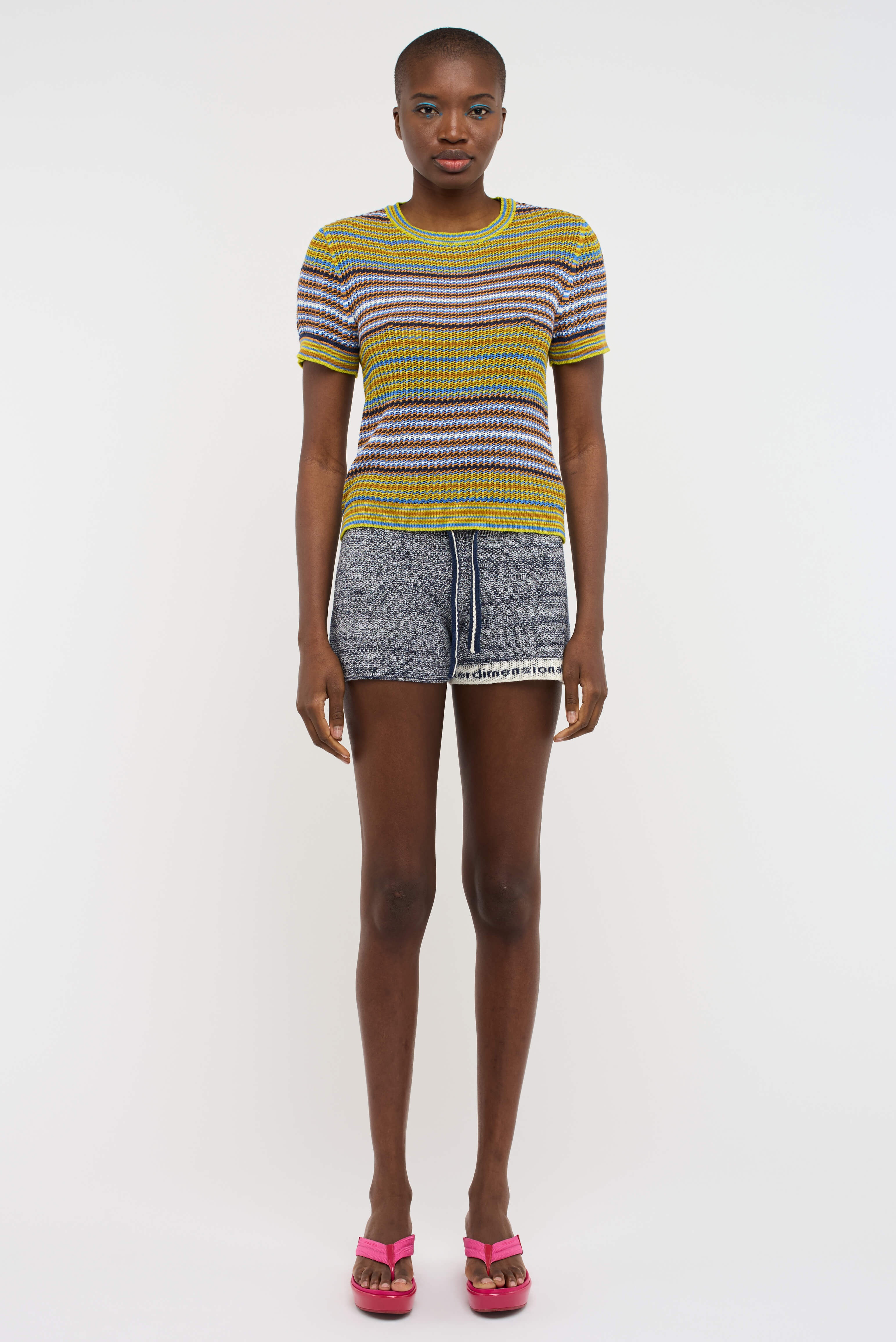 NOVA NET STRIPE WOMEN'S TOP - 4