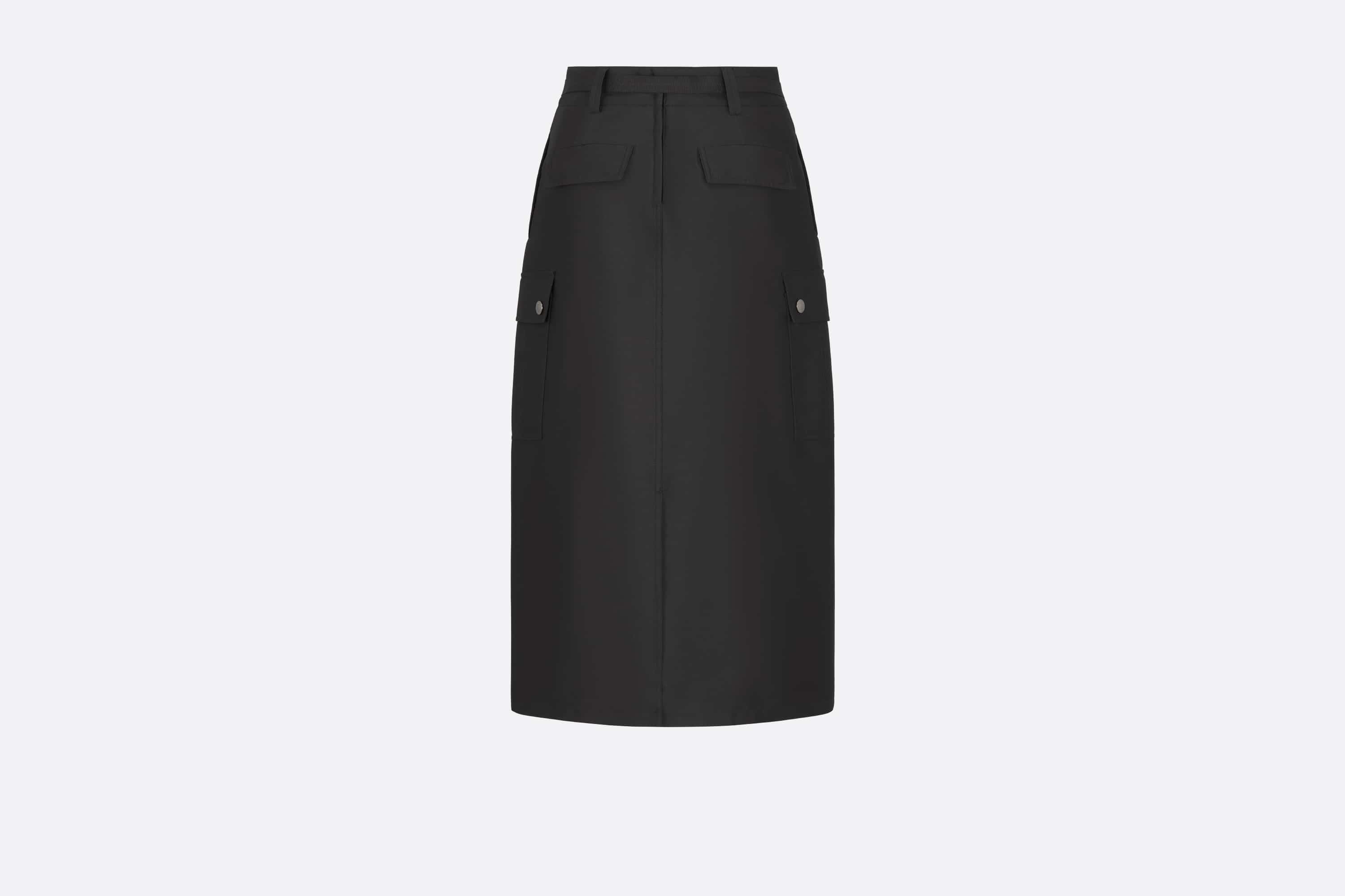 Mid-Length Straight-Cut Skirt - 2