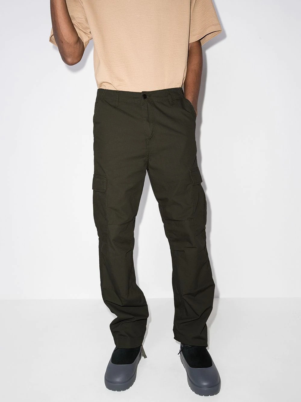 Regular Cargo straight-leg trousers - 2