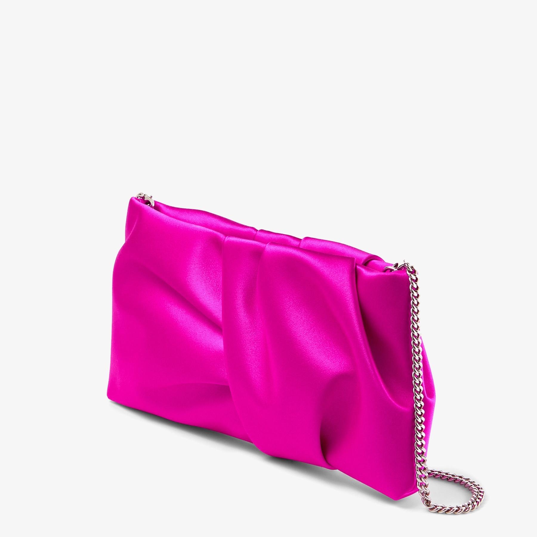 Bonny Clutch
Fuchsia Satin Clutch Bag - 3