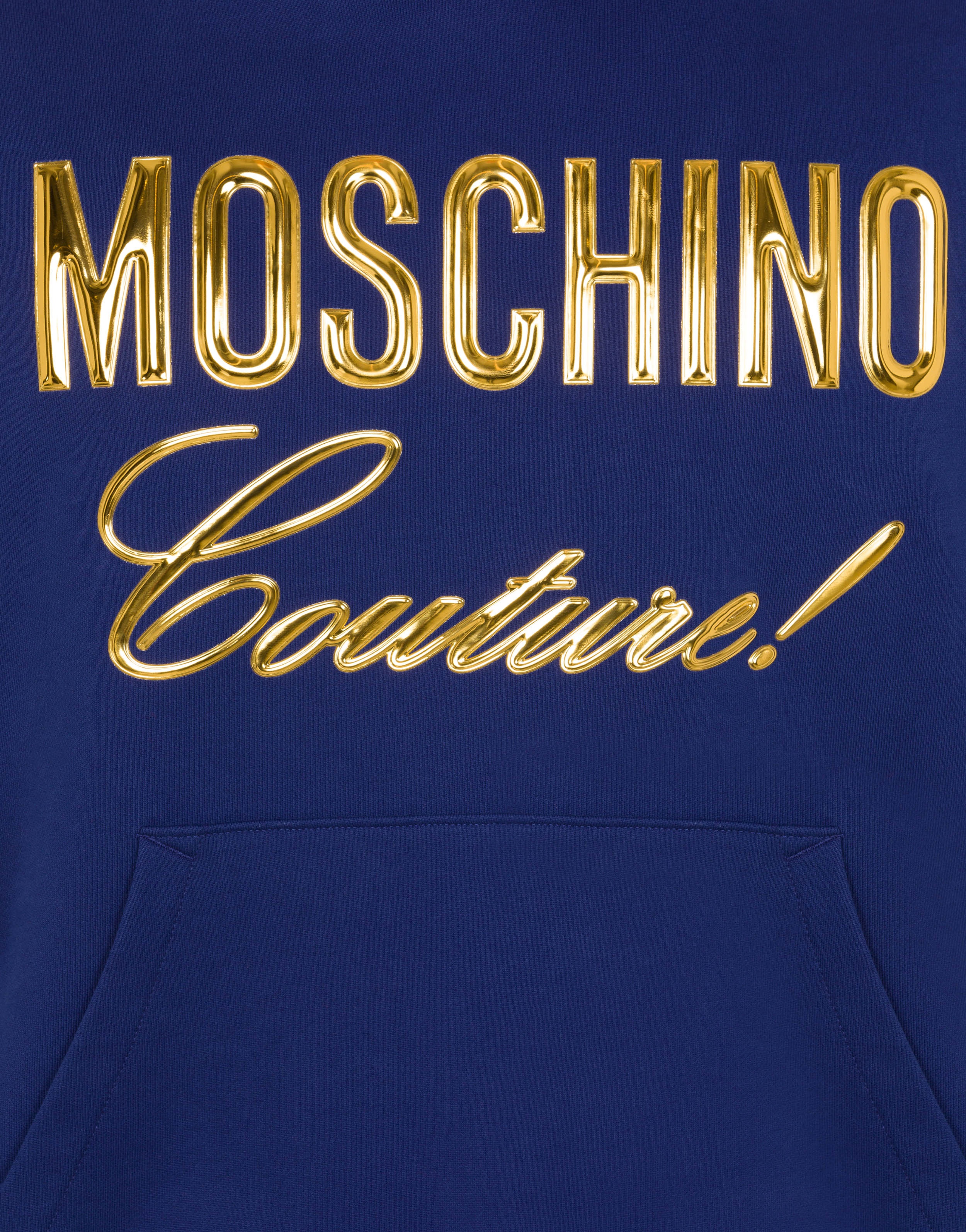 MOSCHINO COUTURE ORGANIC COTTON HOODIE - 4