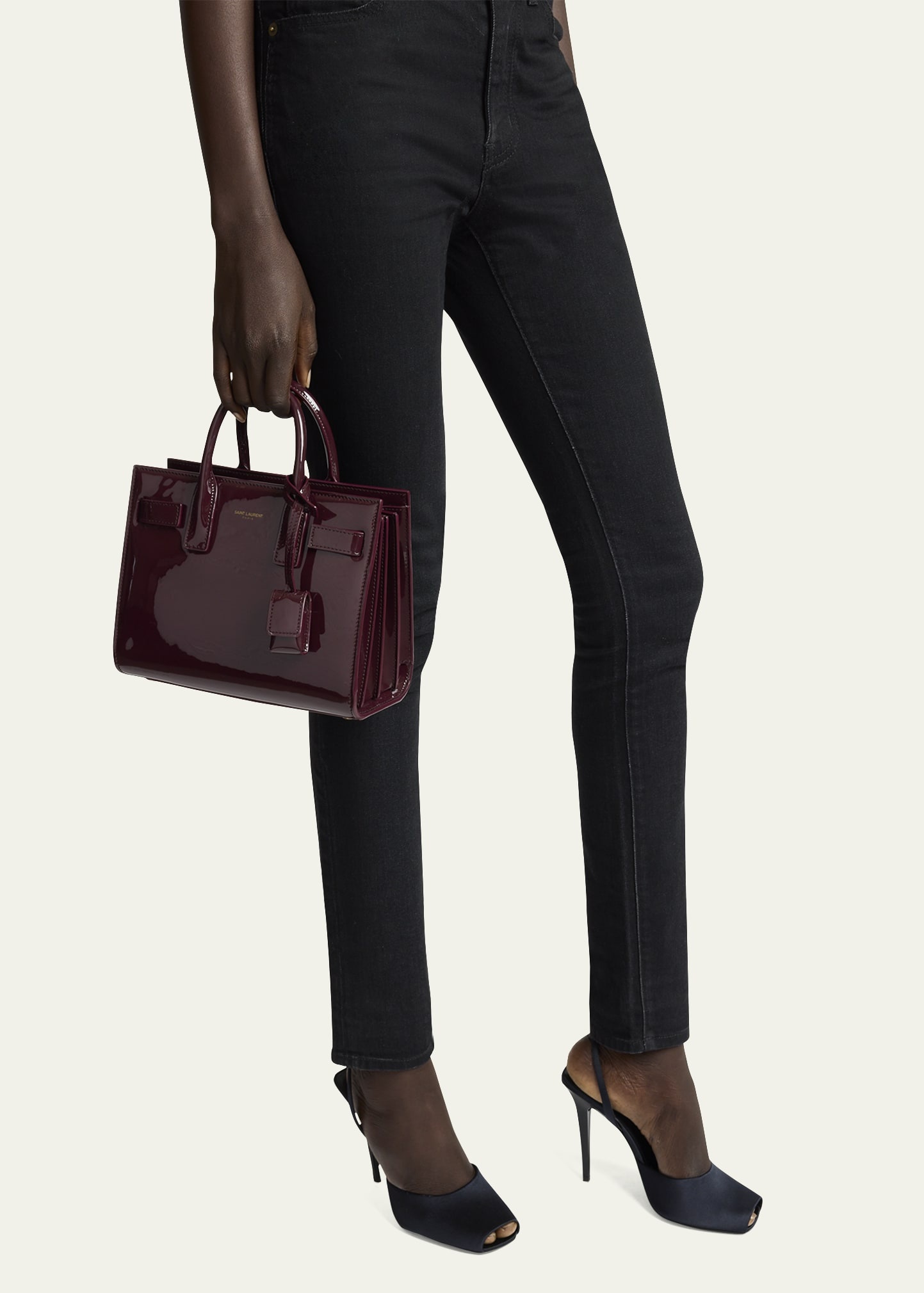 Sac de Jour Nano Top-Handle Bag in Patent Leather - 2