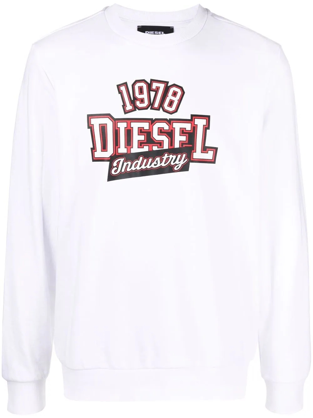 logo-print cotton-blend sweatshirt - 1