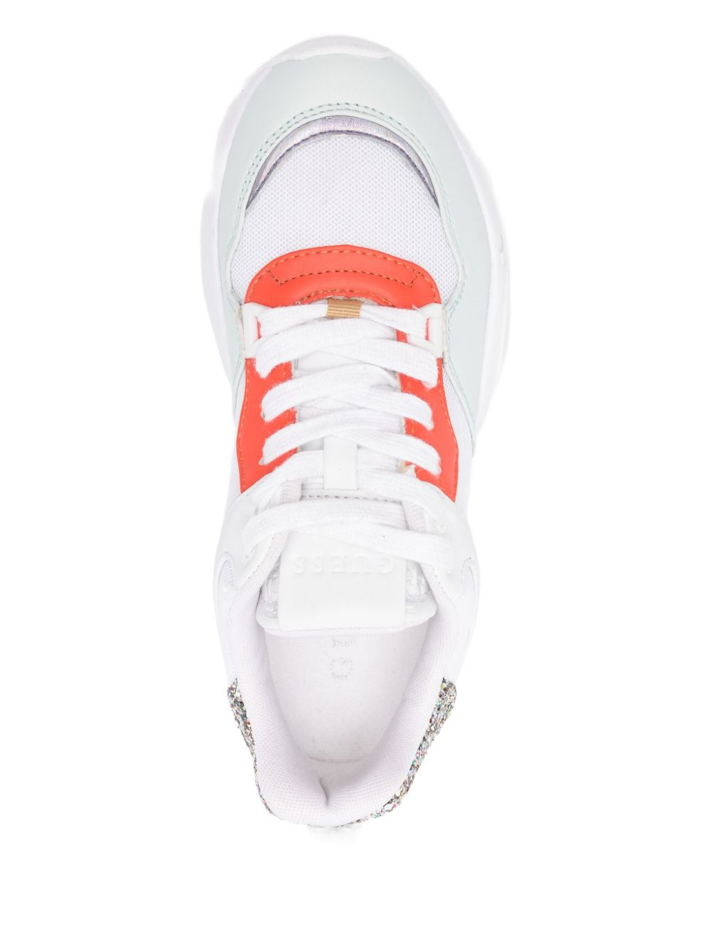 glitter-panelled chunky sneakers - 4