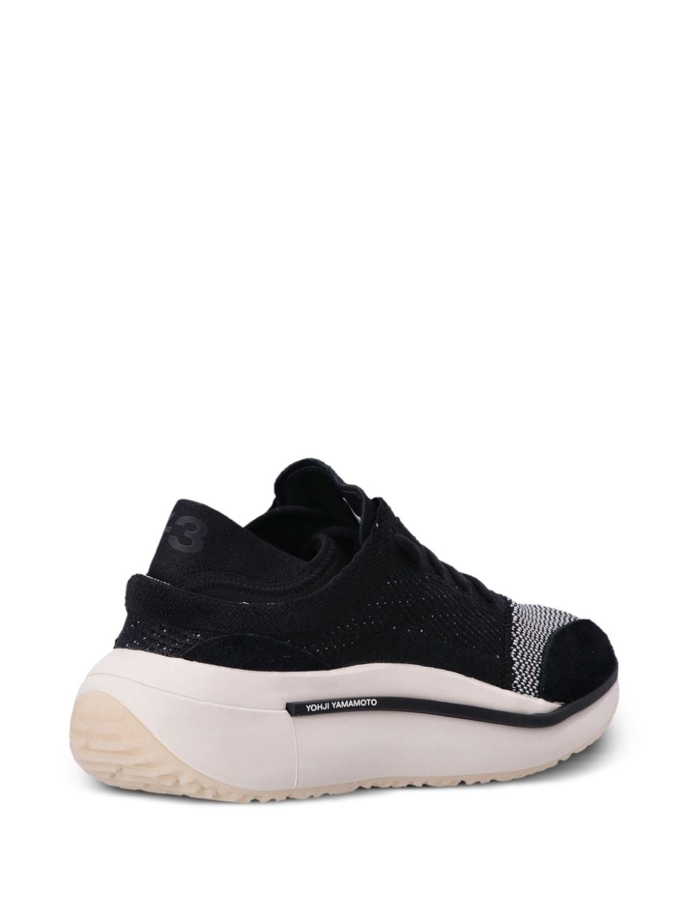 Qisan knitted low-top sneakers - 3