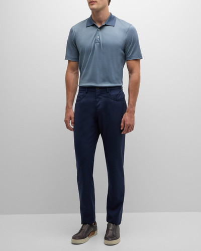 Canali Men's Cotton Pique Polo Shirt outlook