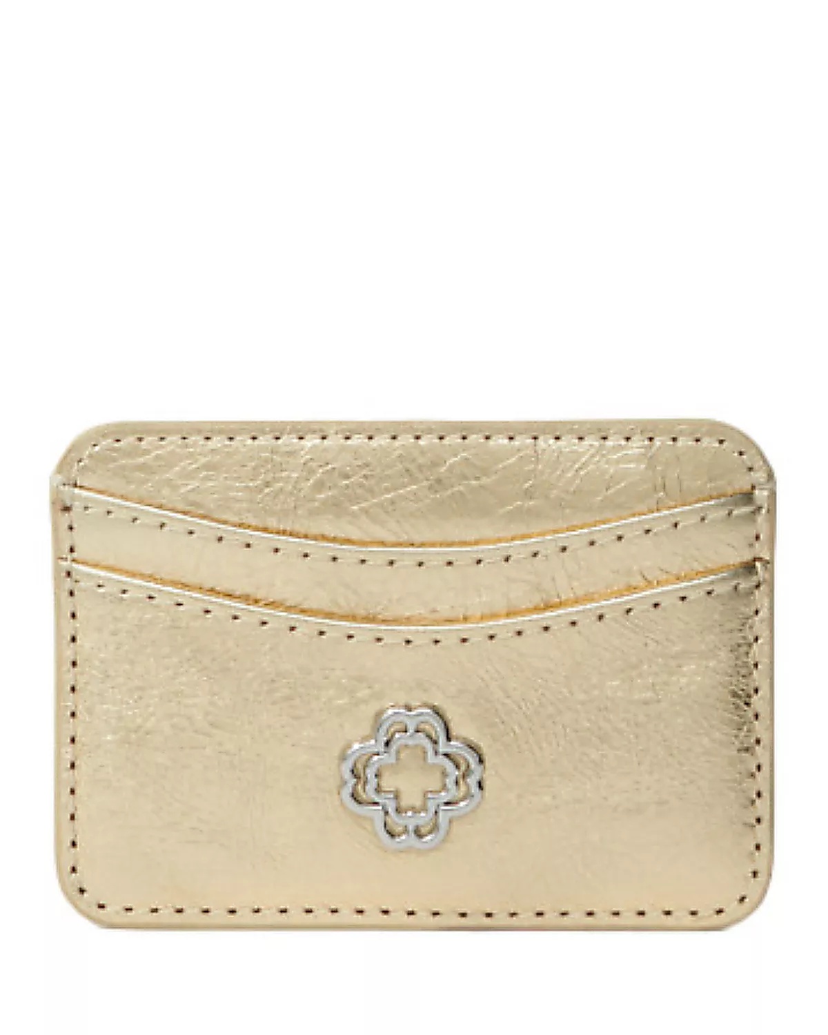 Sima Metallic Leather Card Holder - 1